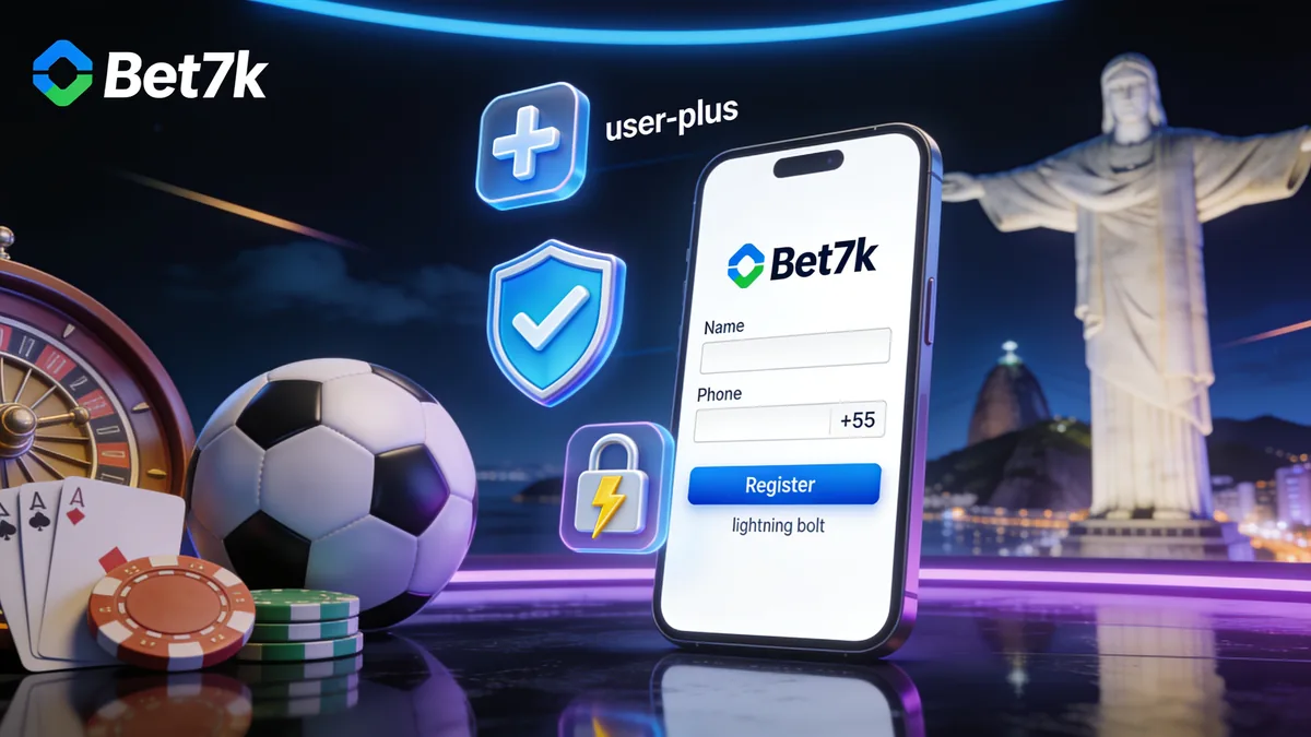 bet7k no Brasil — Cadastro e Login na bet7k